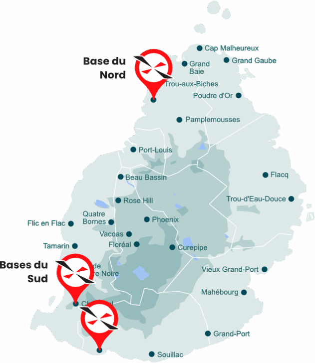 carte maurice 3 bases